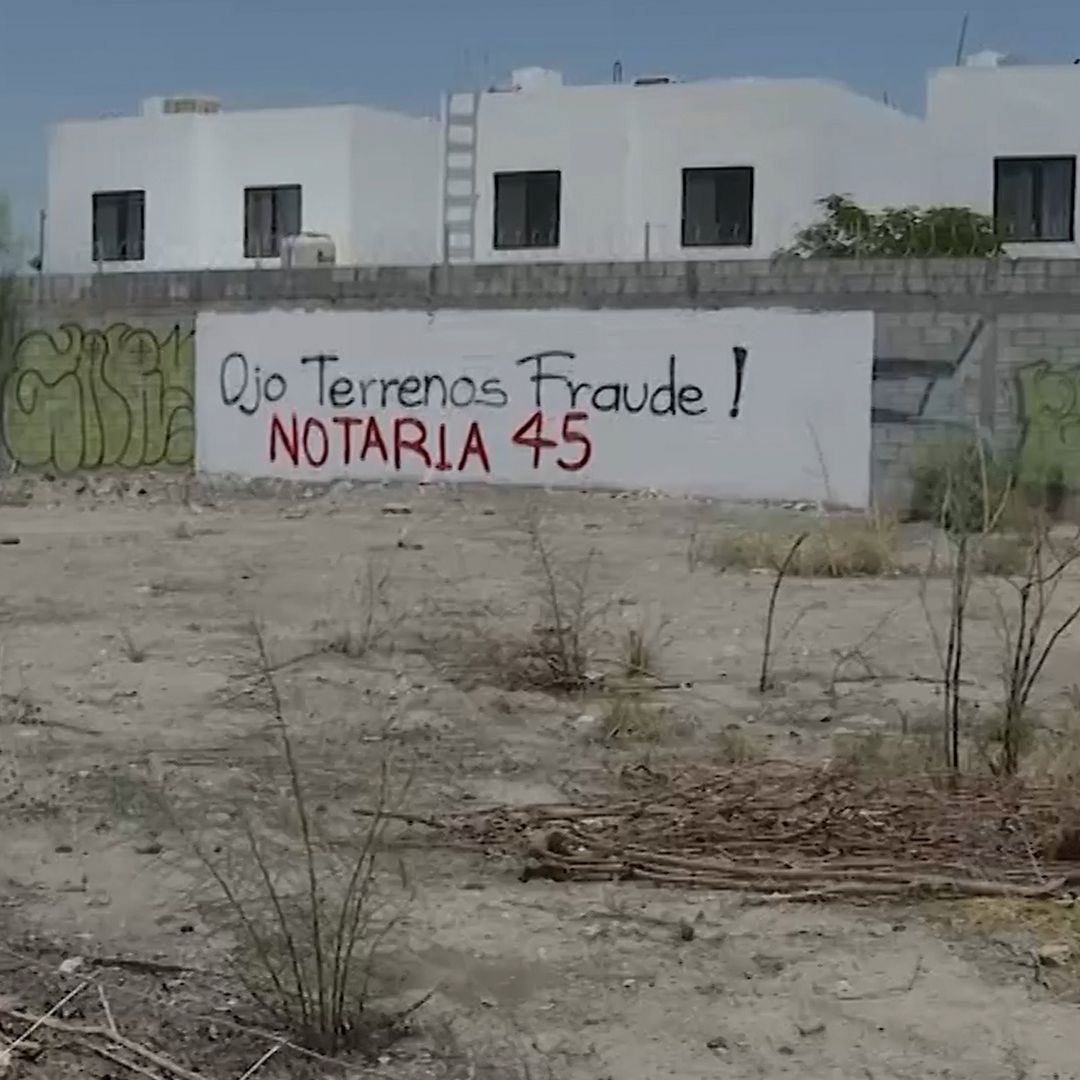 Pintan Terrenos para Alertar por Posibles Fraudes Inmobiliarios en Torreón